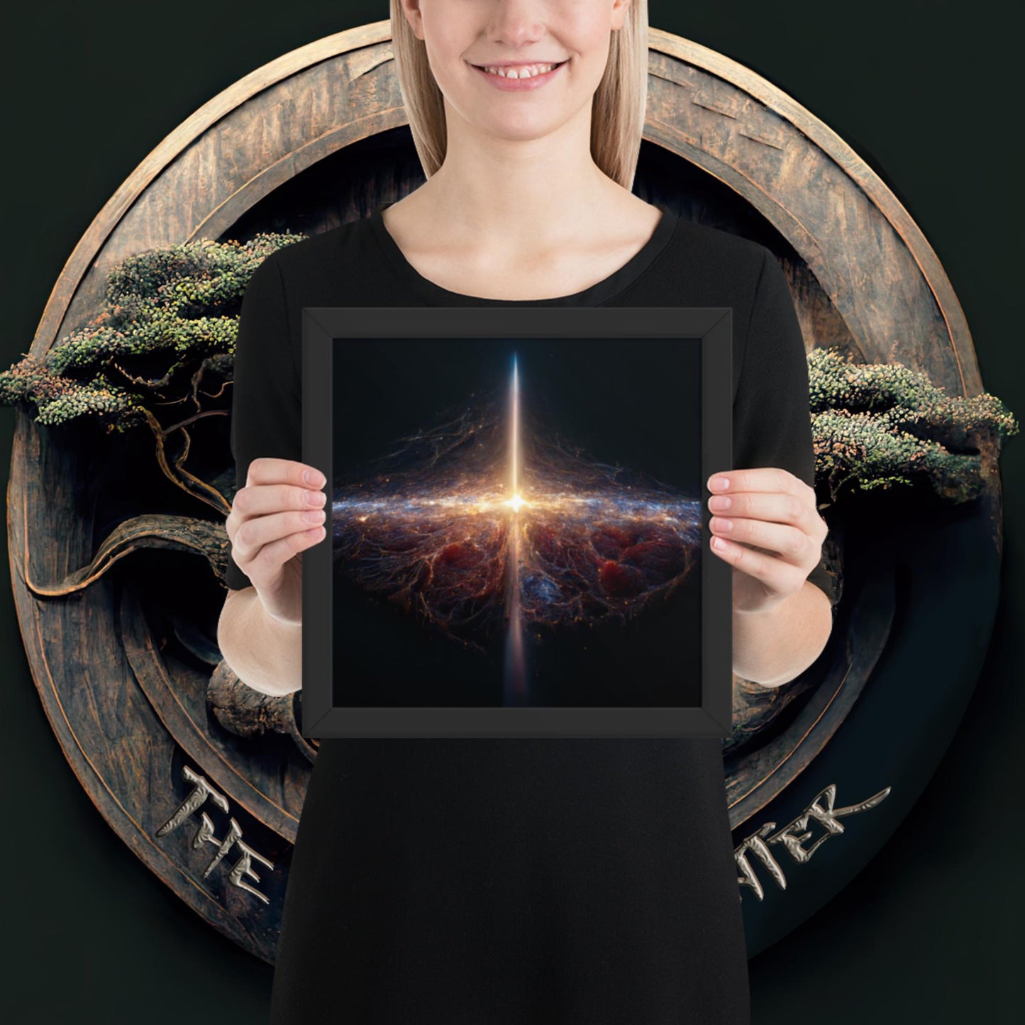 Rippling Through the Cosmos - Framed poster