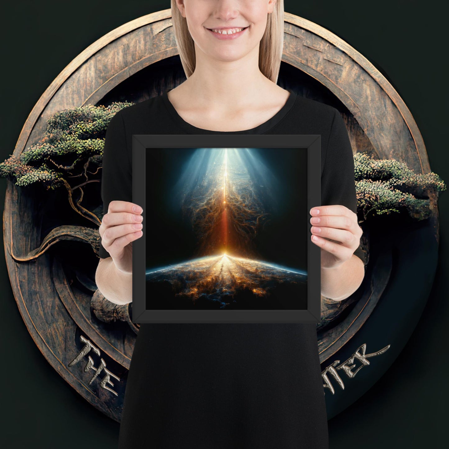Illuminating the Tree of Consciousness - Framed poster
