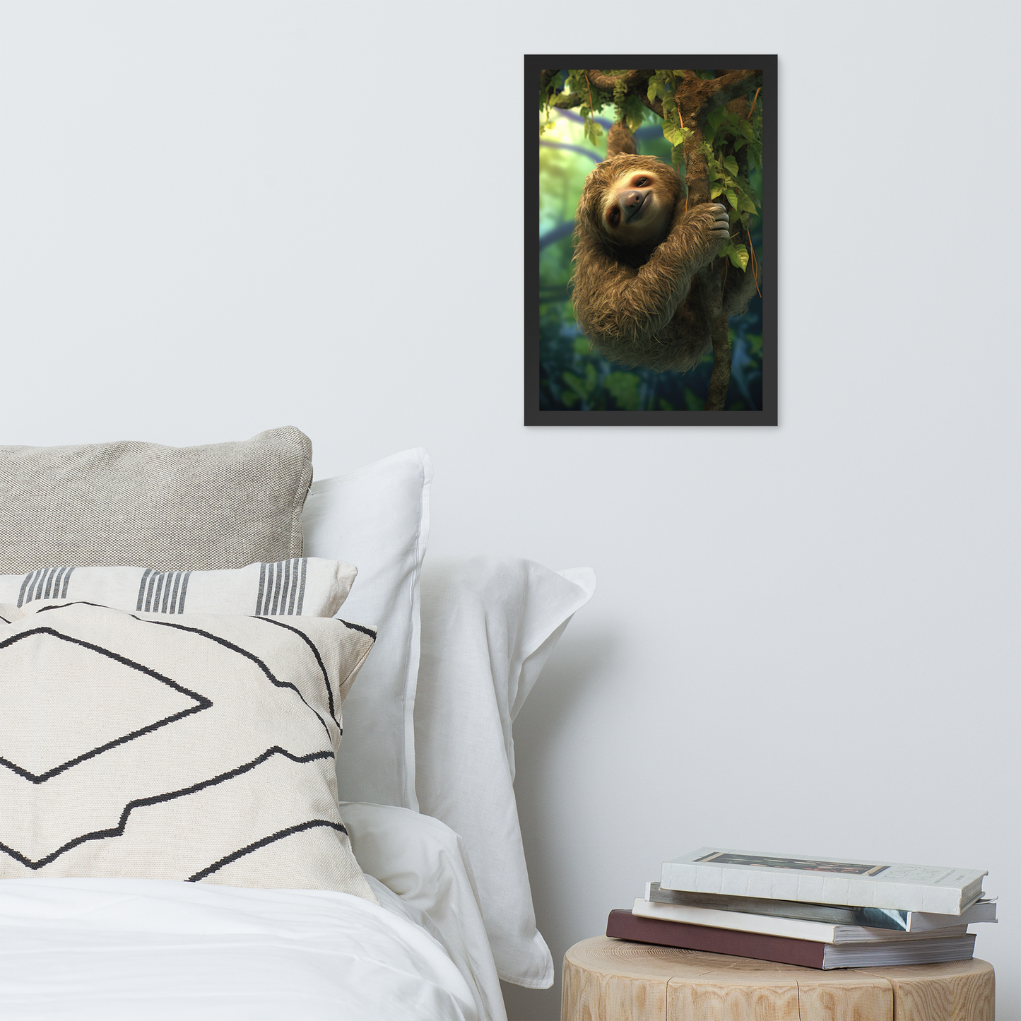 The Pure Life - Sloth Framed poster