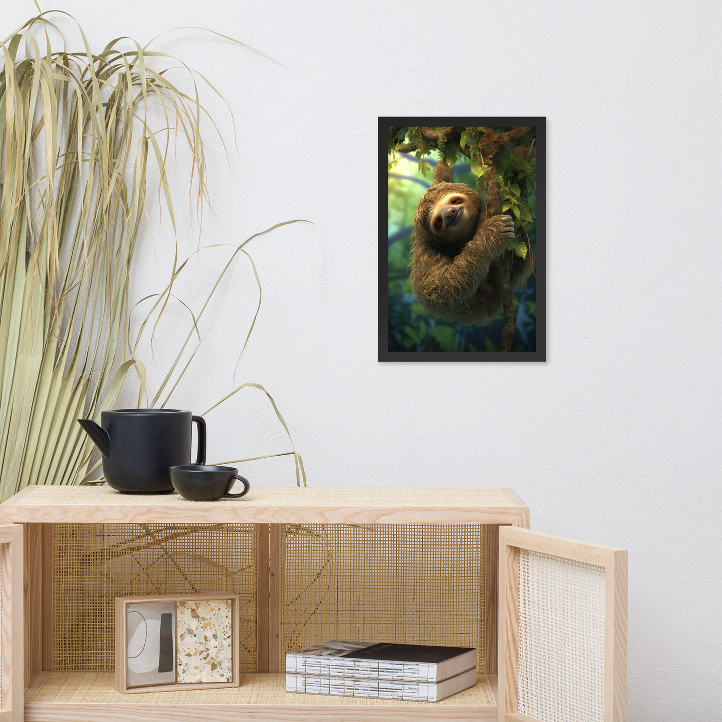The Pure Life - Sloth Framed poster