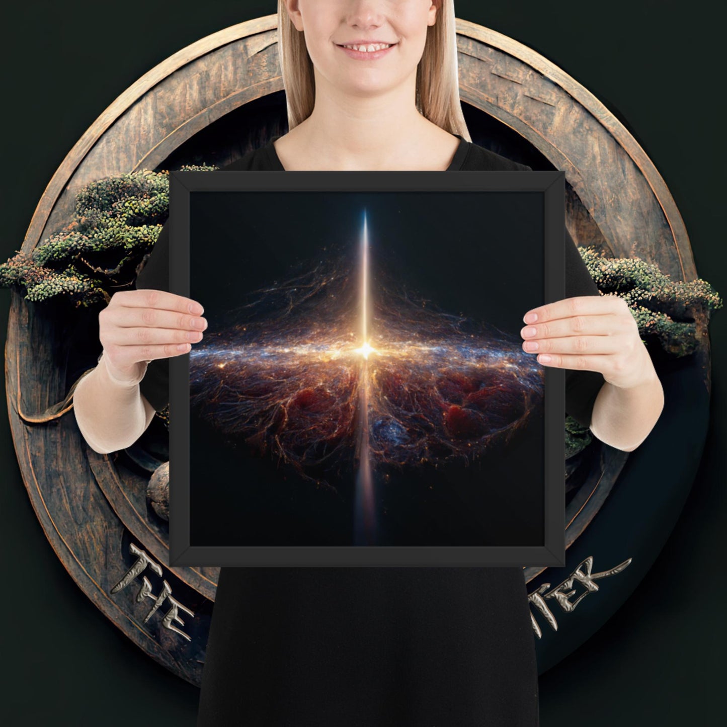 Rippling Through the Cosmos - Framed poster