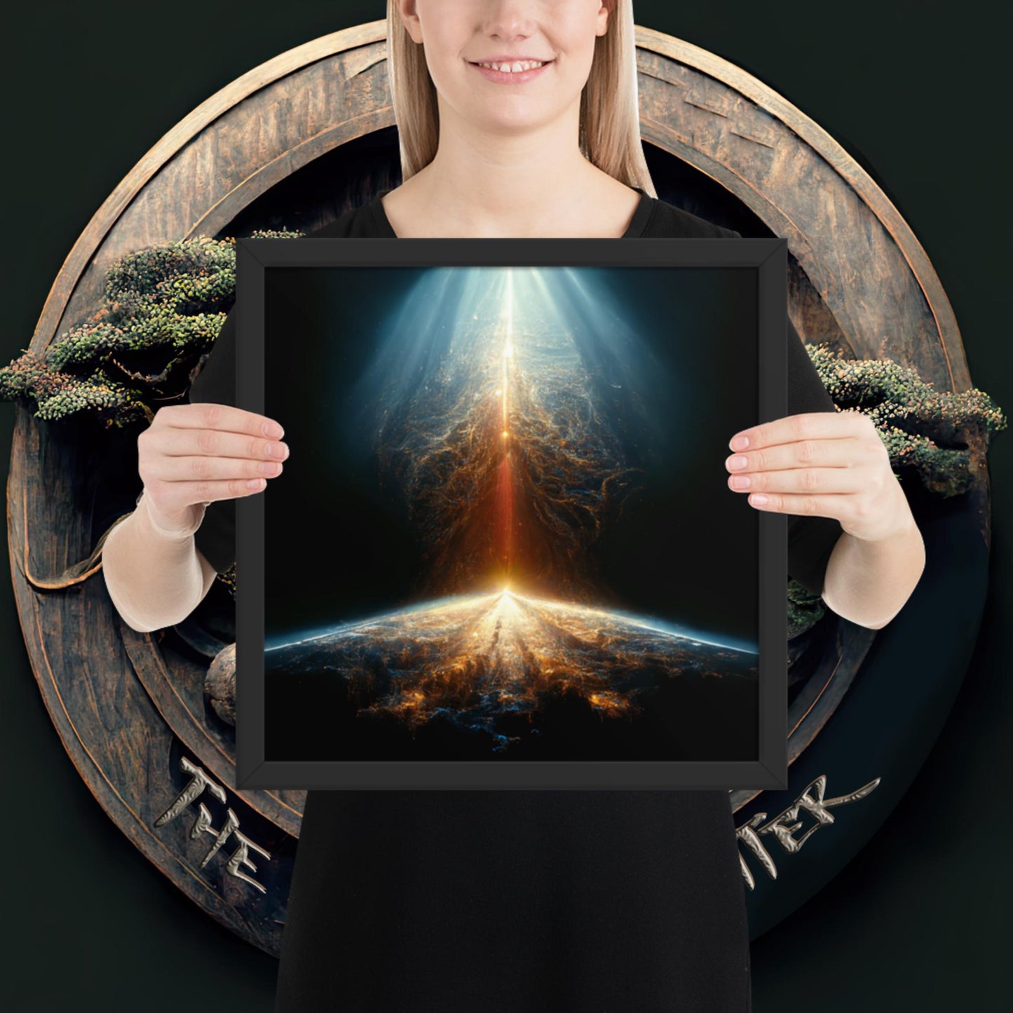 Illuminating the Tree of Consciousness - Framed poster