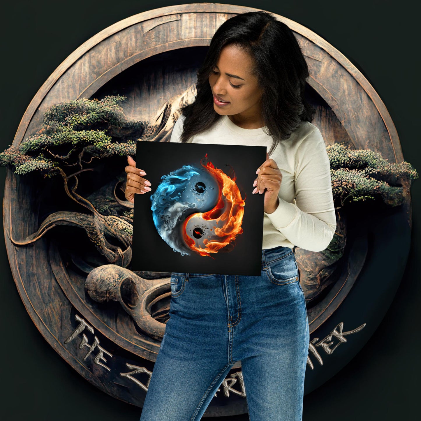 Fire and Water - Yin and Yang Poster