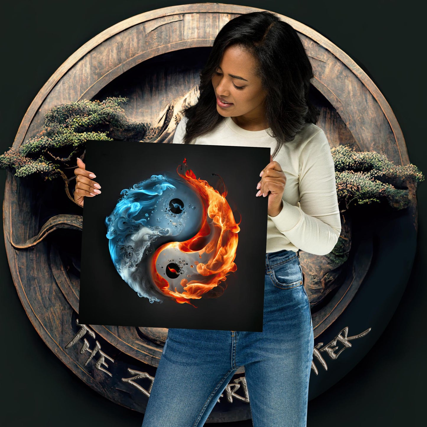 Fire and Water - Yin and Yang Poster