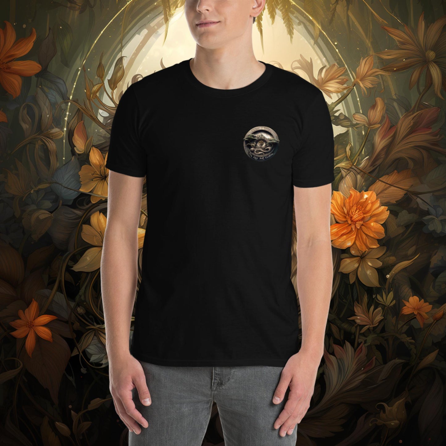 Lion Nouveau Short-Sleeve Unisex T-Shirt