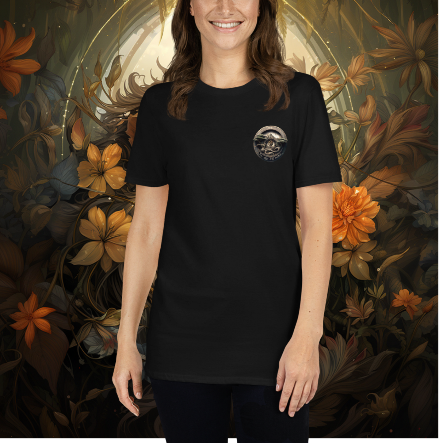 Lion Nouveau Short-Sleeve Unisex T-Shirt