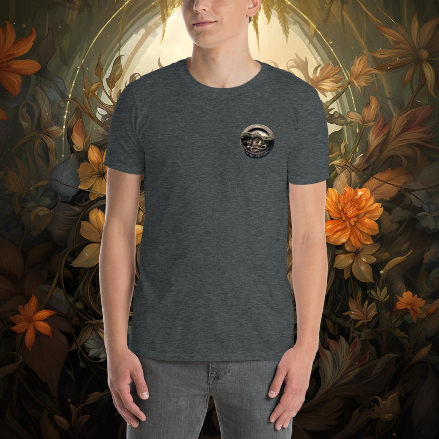 Lion Nouveau Short-Sleeve Unisex T-Shirt