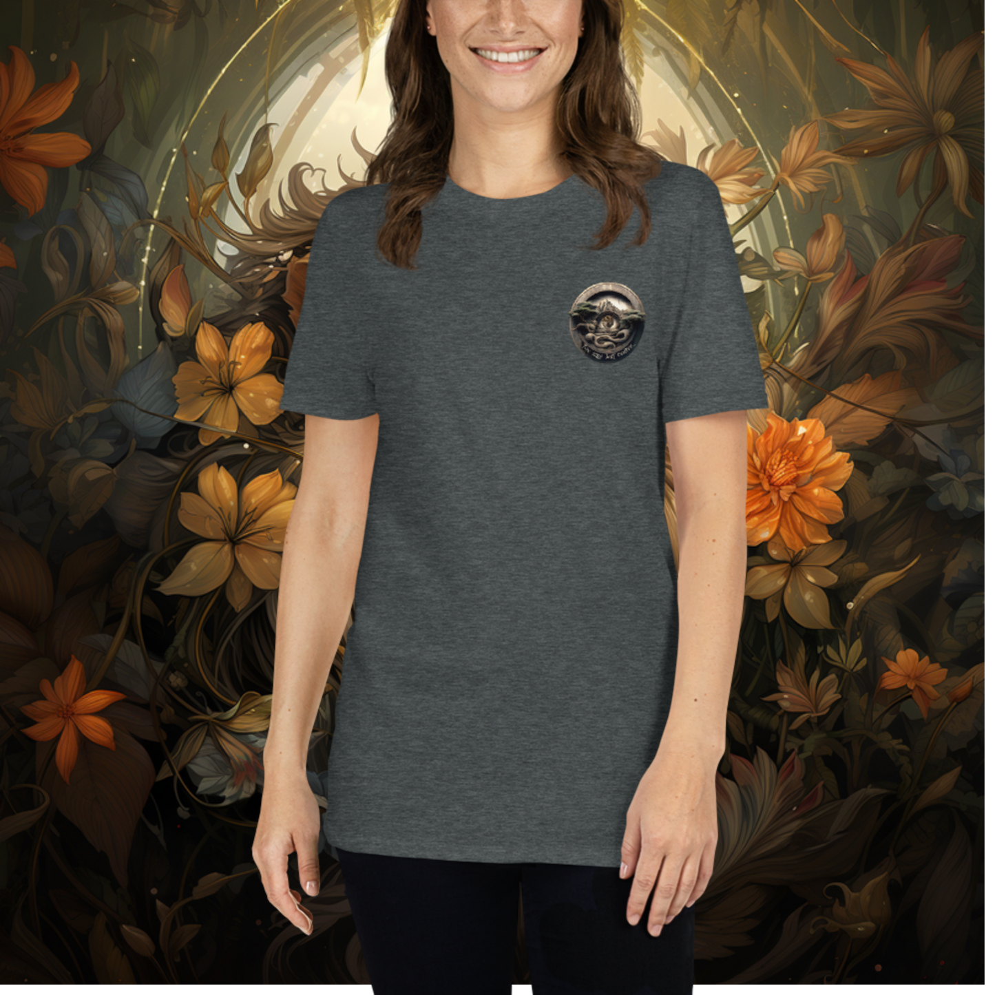 Lion Nouveau Short-Sleeve Unisex T-Shirt