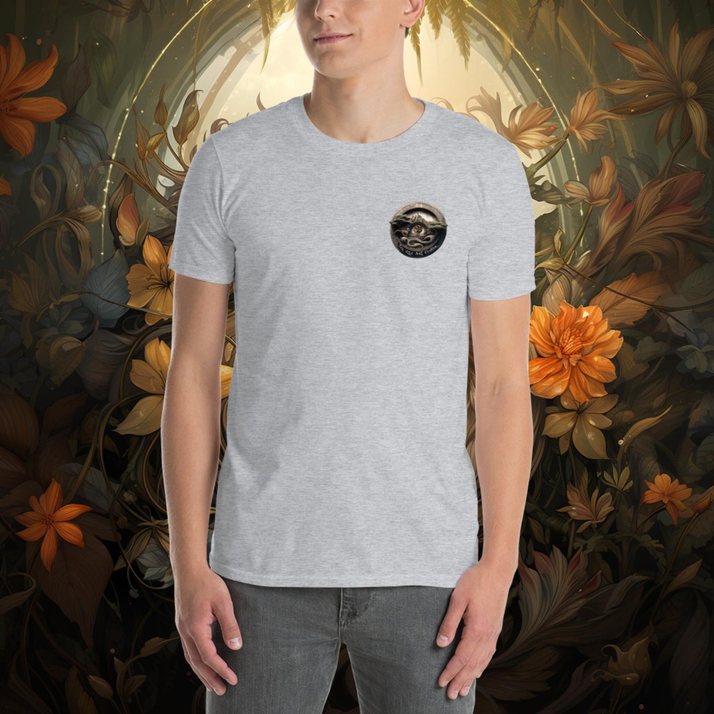 Lion Nouveau Short-Sleeve Unisex T-Shirt