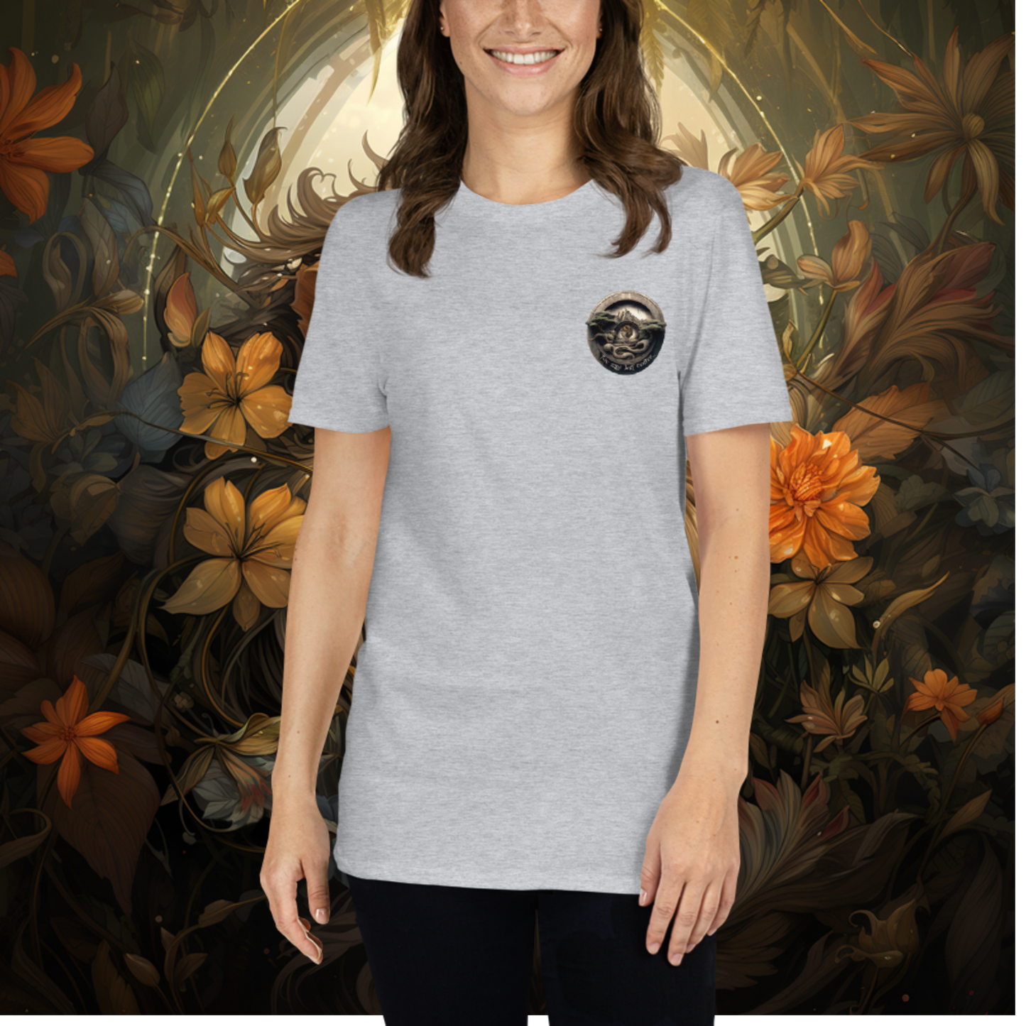 Lion Nouveau Short-Sleeve Unisex T-Shirt