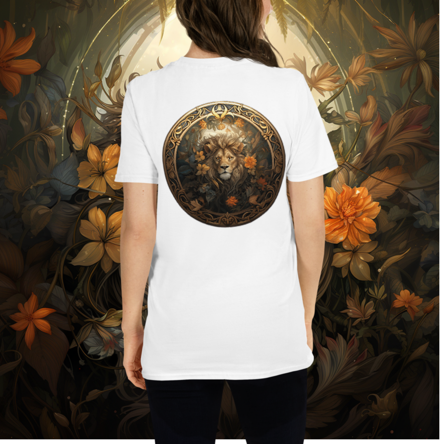 Lion Nouveau Short-Sleeve Unisex T-Shirt