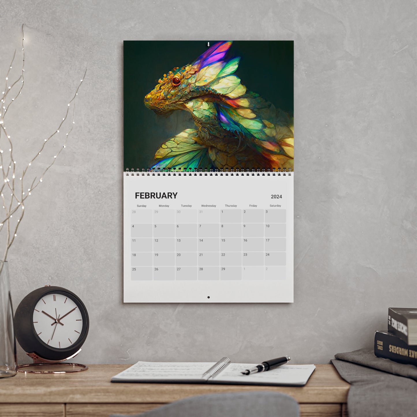 Dragons Calendar (2024)