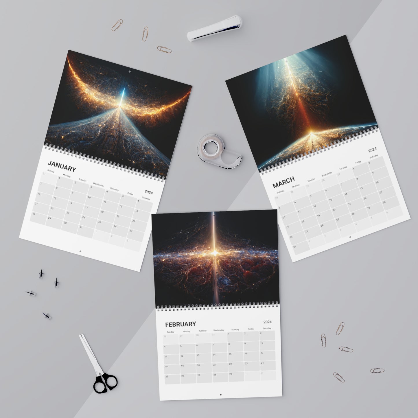 Cosmic Journey Calendar (2024)