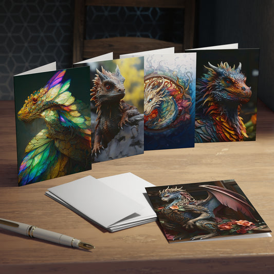 Dragon Portrait Greeting Cards (5-Pack)