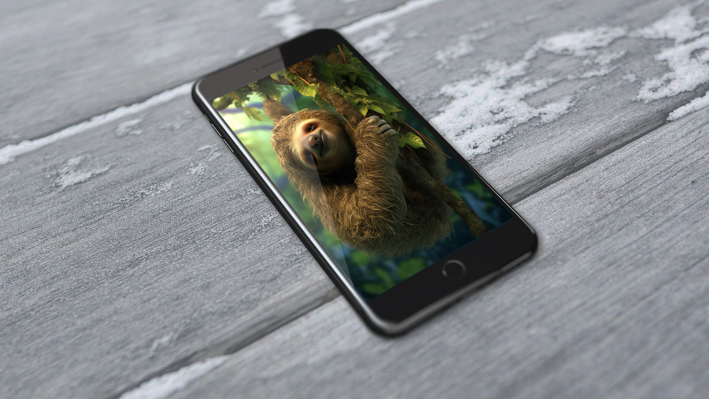 Sloth Phone Wallpaper | Sloth Digital Phone Wallpaper | The Pure Life | Pura Vida