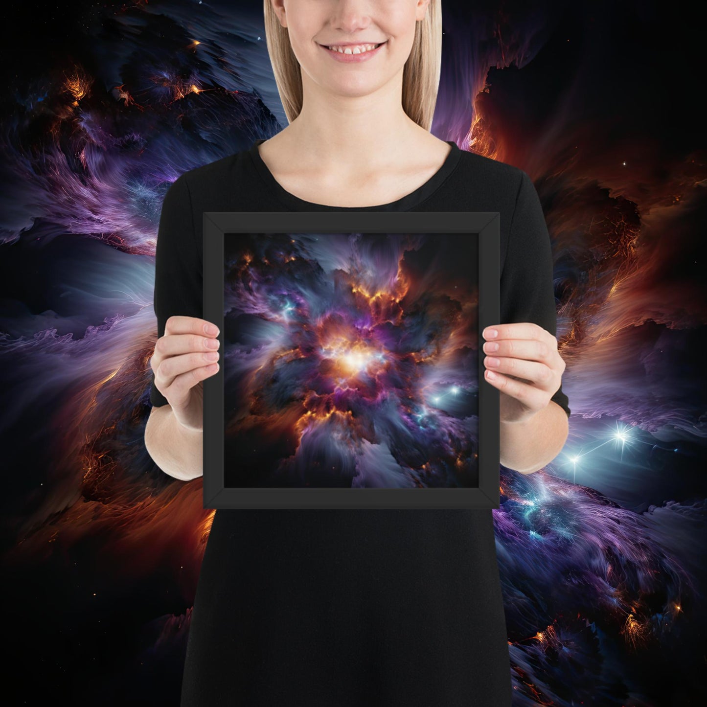 The Iris Nebula - Framed poster