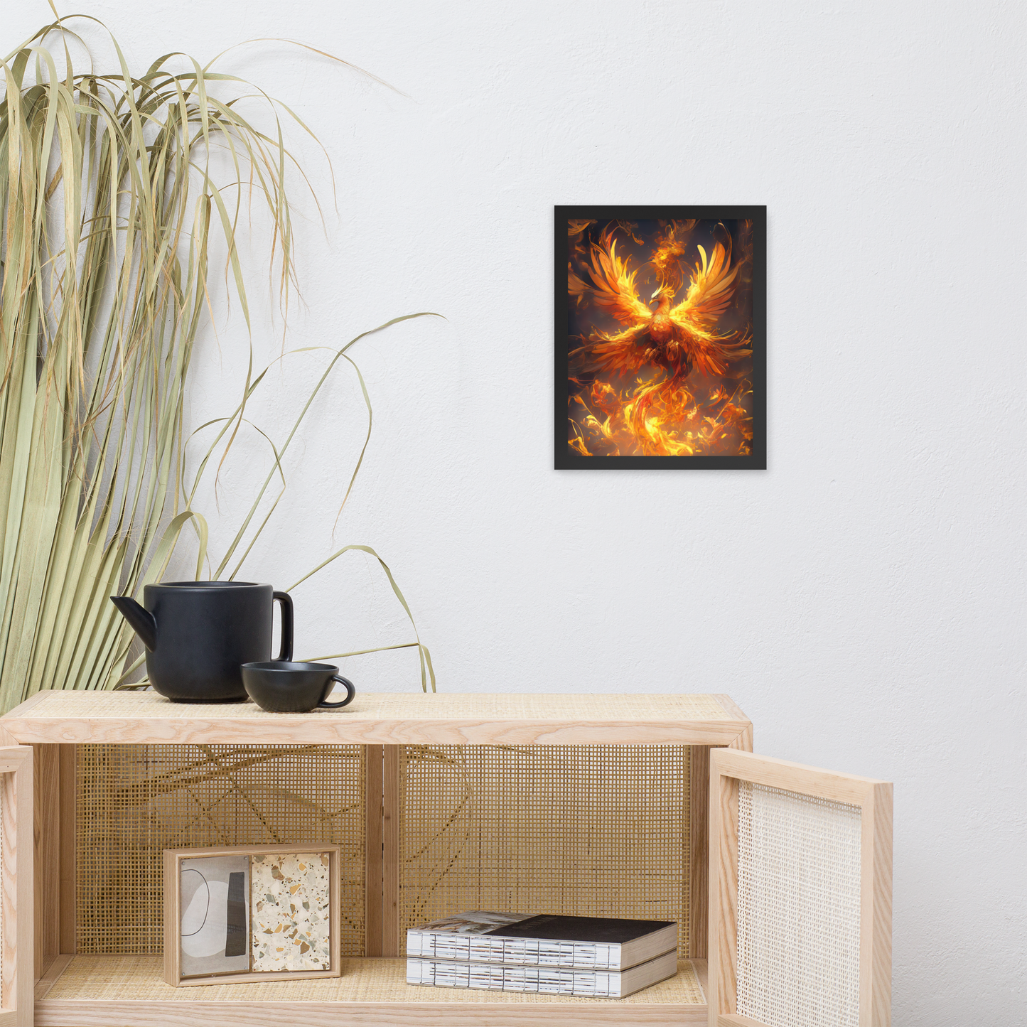 Born From Fire - Phoenix Framed poster