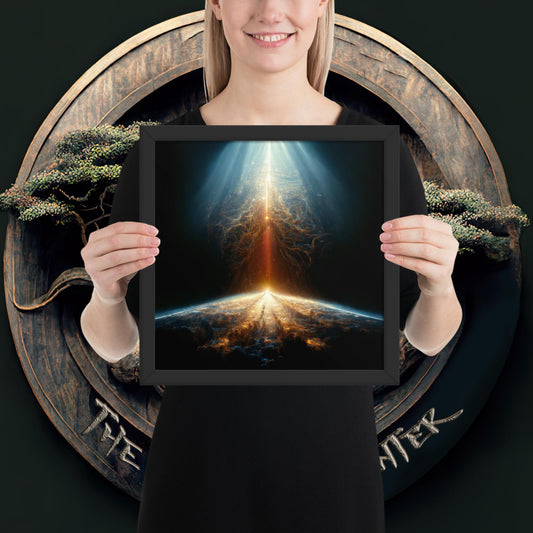 Illuminating the Tree of Consciousness - Framed poster