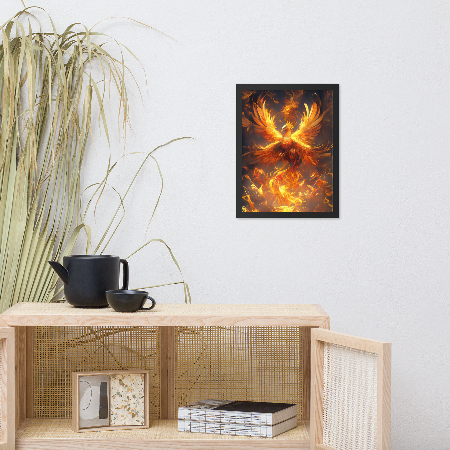 Born From Fire - Phoenix Framed poster