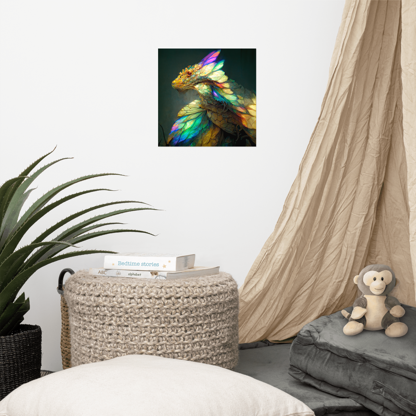 Rainbow Dragon Poster