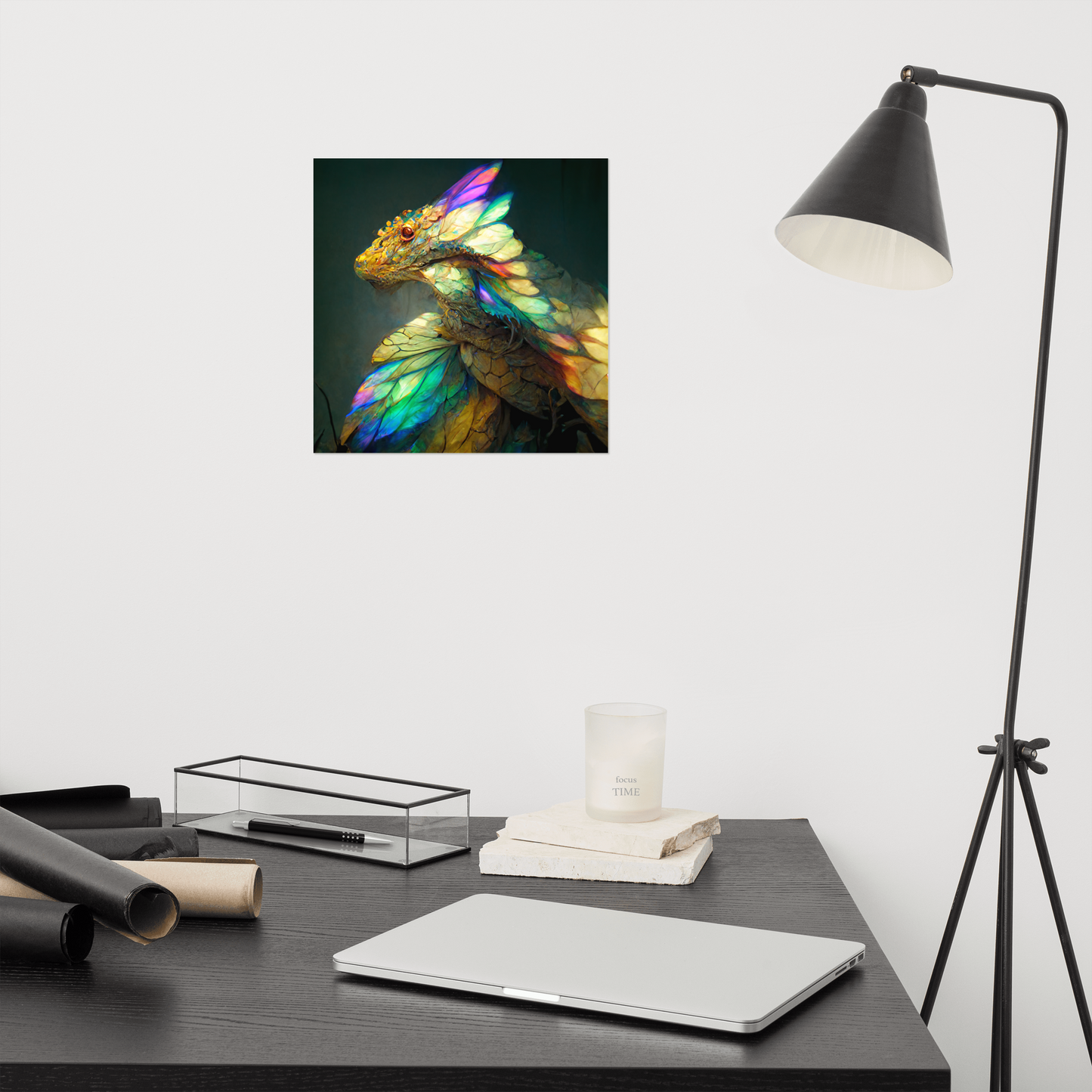 Rainbow Dragon Poster