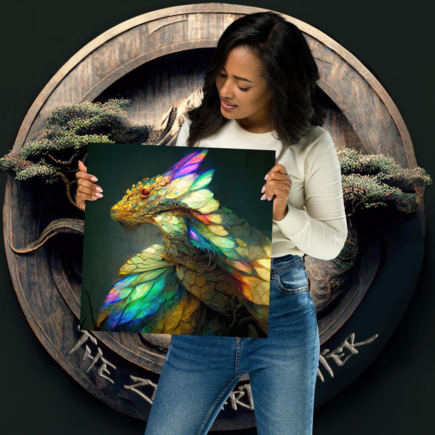 Rainbow Dragon Poster