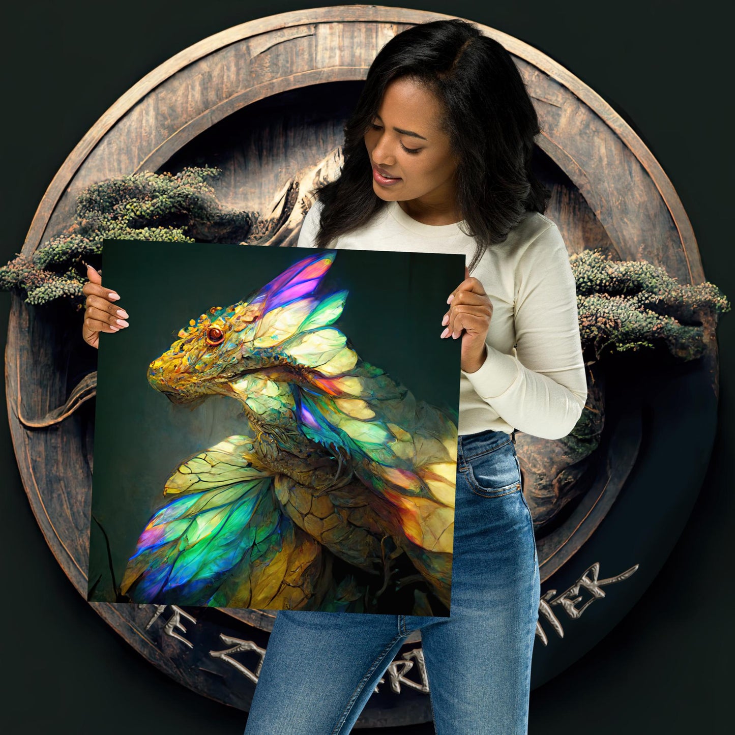 Rainbow Dragon Poster