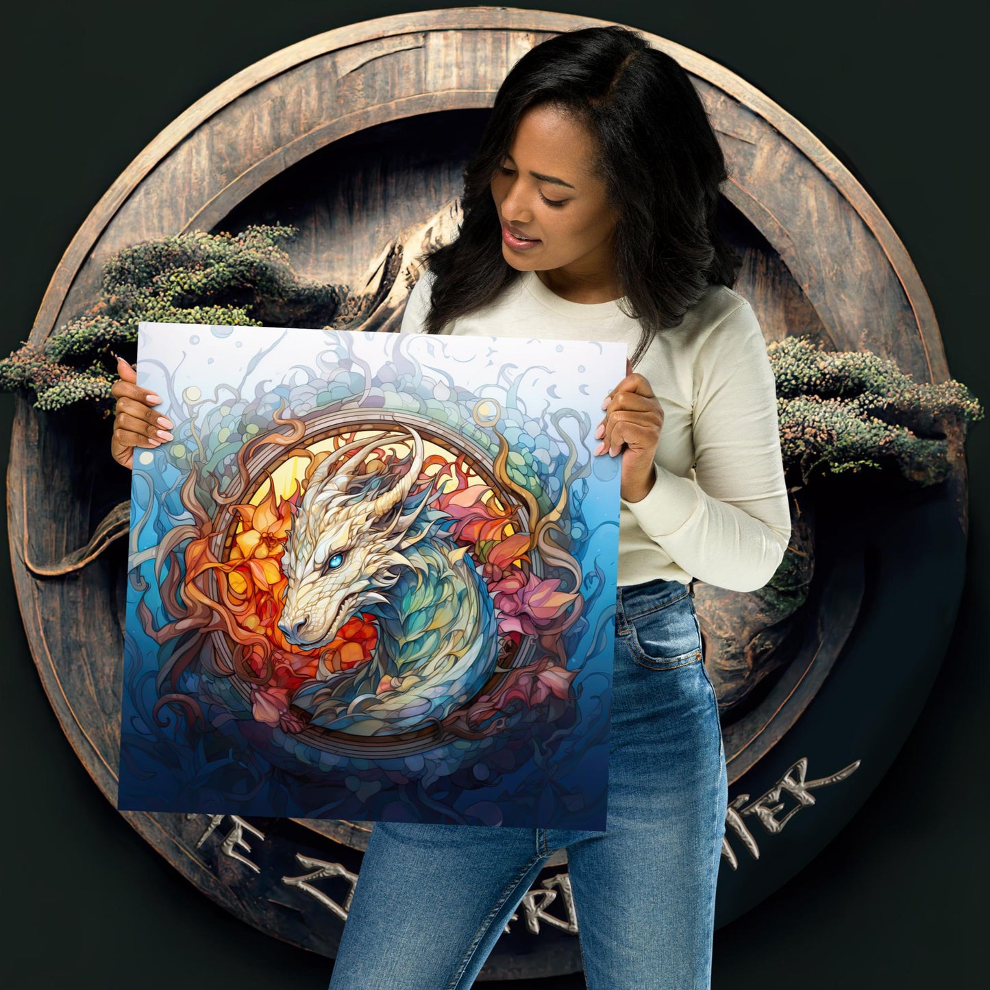 Aqua Dragon - Poster