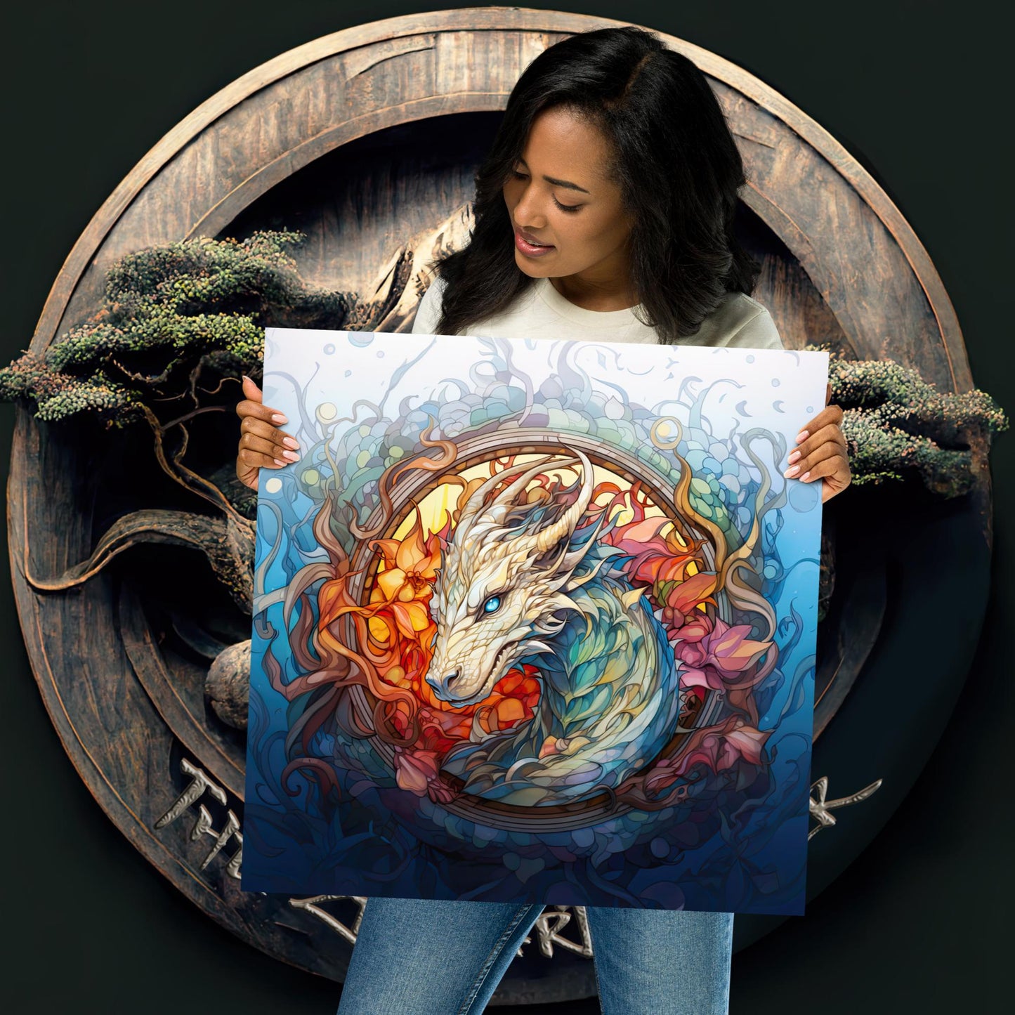 Aqua Dragon - Poster