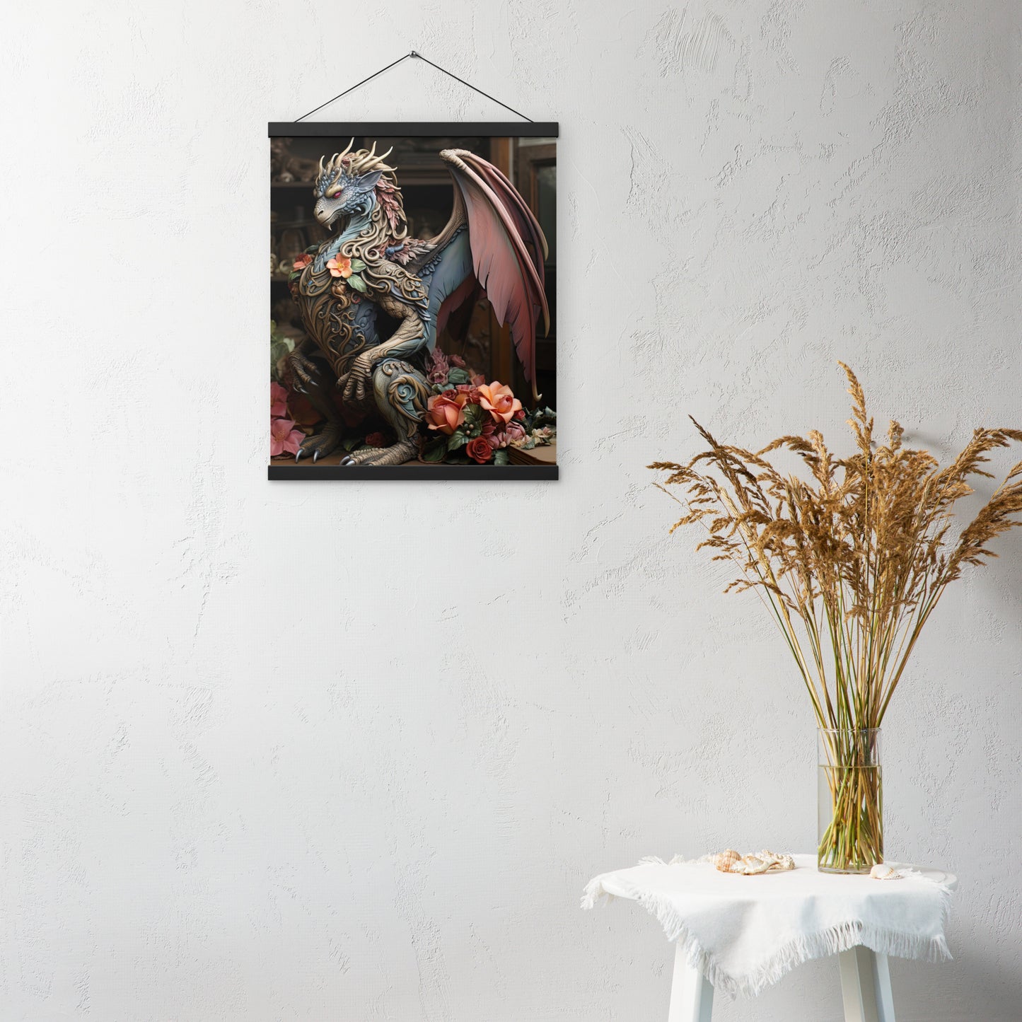 Ornamental Dragon Poster with hangers