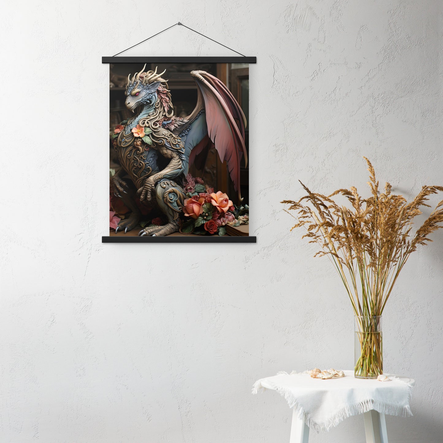 Ornamental Dragon Poster with hangers