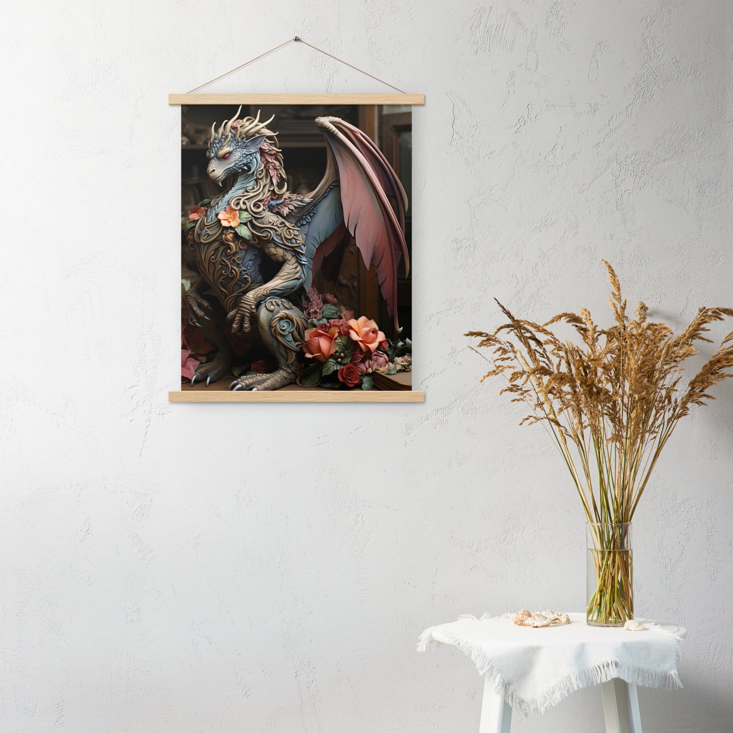 Ornamental Dragon Poster with hangers