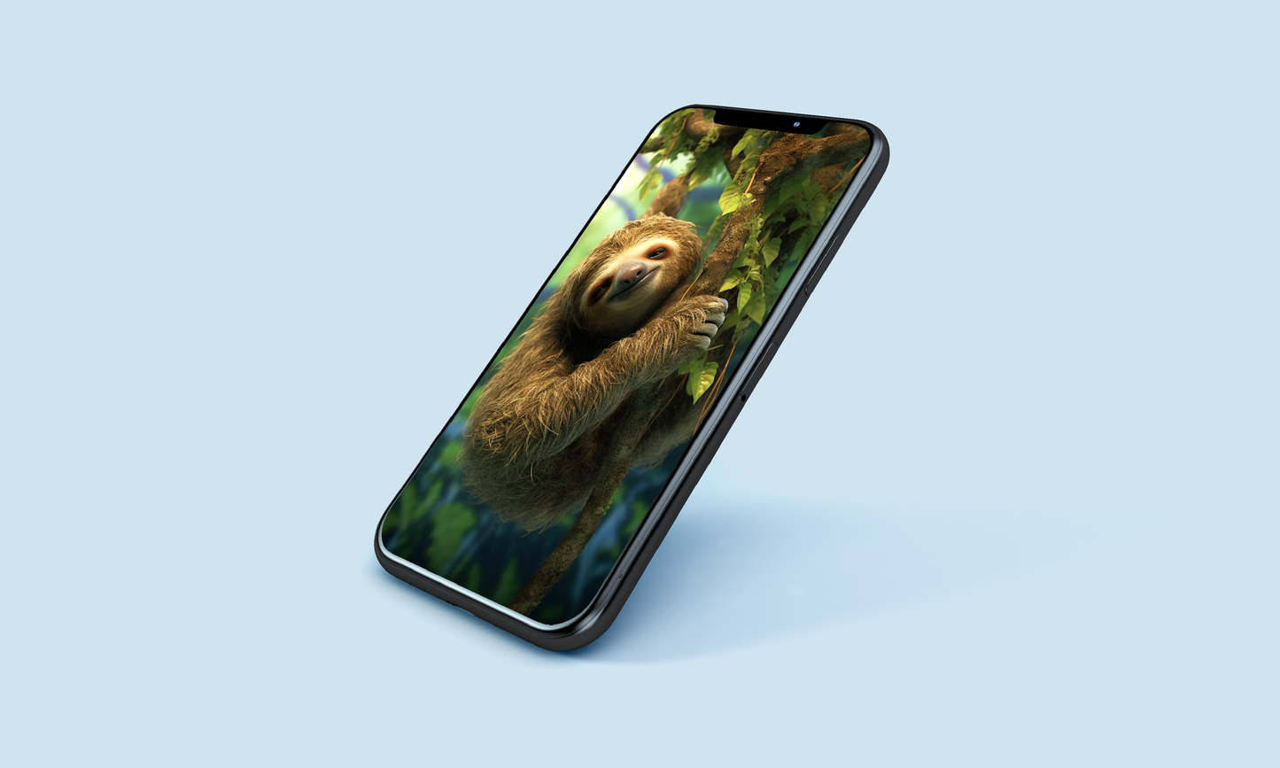 Sloth Phone Wallpaper | Sloth Digital Phone Wallpaper | The Pure Life | Pura Vida