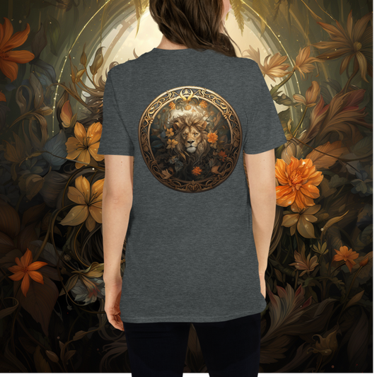 Lion Nouveau Short-Sleeve Unisex T-Shirt